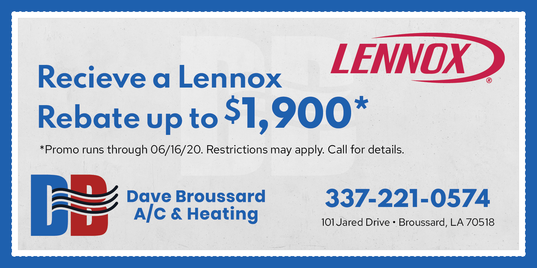 Receive lennox rebates of up to $1,900.
