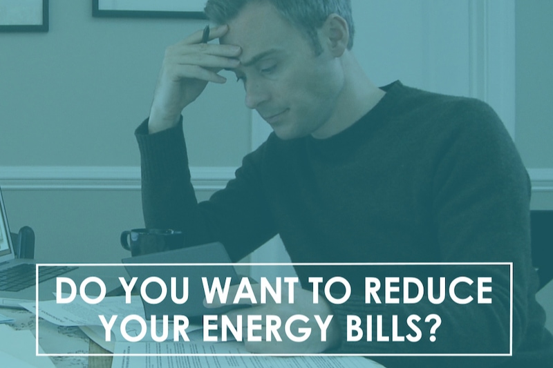 man looking over HVAC bill, Video - Do You Want to Reduce Your Energy Bills?